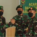 Brigjen TNI M Jangkung Widyanto, S.I.P., M.Tr.(Han), Pimpin Tradisi Satuan dan Sertijab Kasiren 045/Gaya
