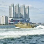TNI AL Uji Coba Combat Boat Anak Bangsa